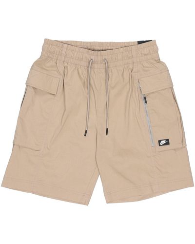 Nike Sportswear Casual Cargo Big Pocket Sports Shorts - Natural