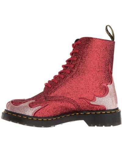 Dr. Martens Dr.martens 1460 Pascal Flame Glitter - Red