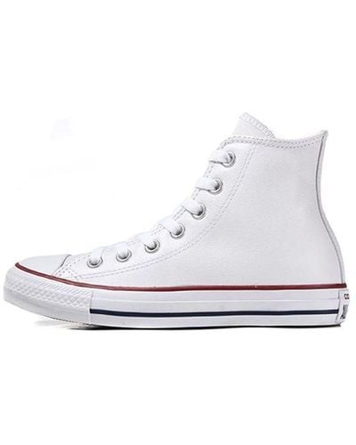 Converse Chuck Taylor All Star Leather Hi - White