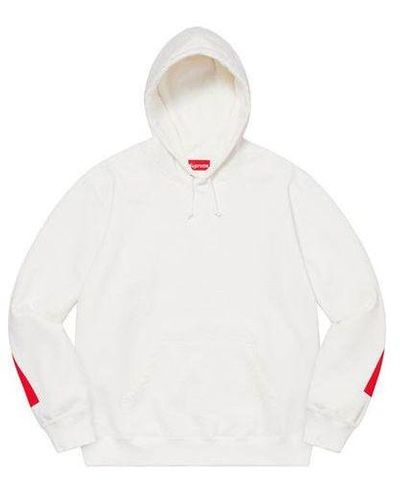 Supreme Big Logo Hooded Sweatshirt - White