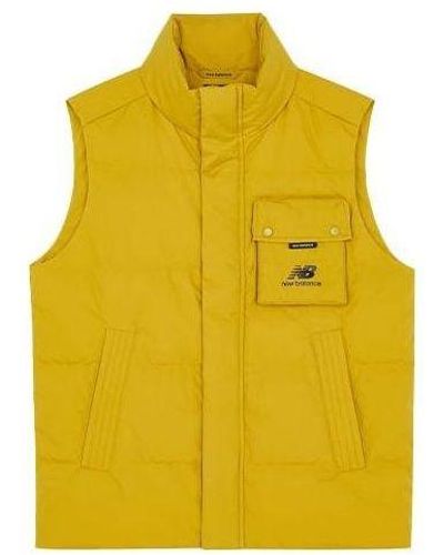 New Balance Windproof Puffer Vest - Yellow