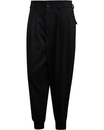 adidas Y-3 Classic Refined Wool Cuff Pants - Black