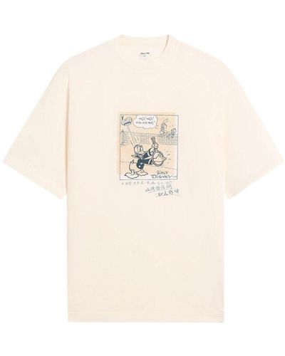 Li-ning X Disney Graphic Loose Fit T-shirt - Natural