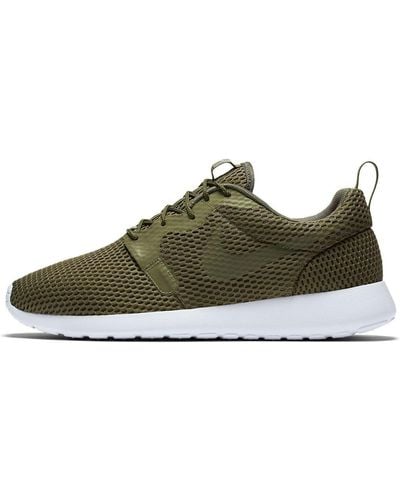 Nike Roshe One Hyperfuse Breath Sports Shoes Green - Brown