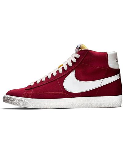 Nike Blazer High Suede - Red