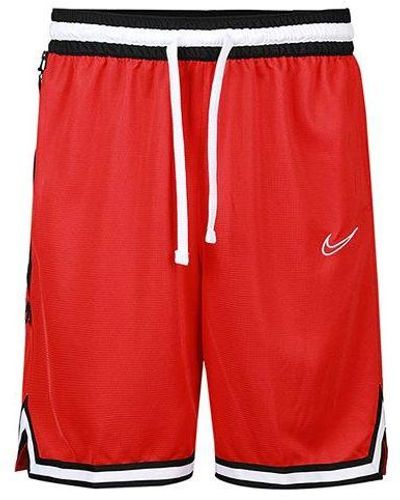 Nike Dri-fit Dna Quick Dry Basketball Sports Drawstring Shorts Large - Red