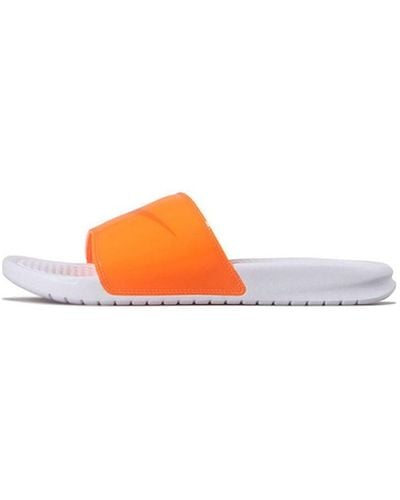 Nike Benassi Jdi Print Slide - Orange