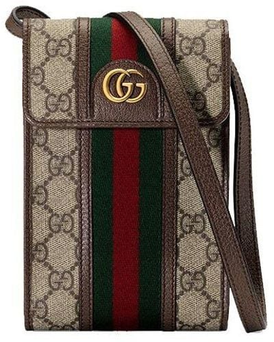 Gucci Ophidia Mini-sized Single-shoulder Bag Brown - Natural