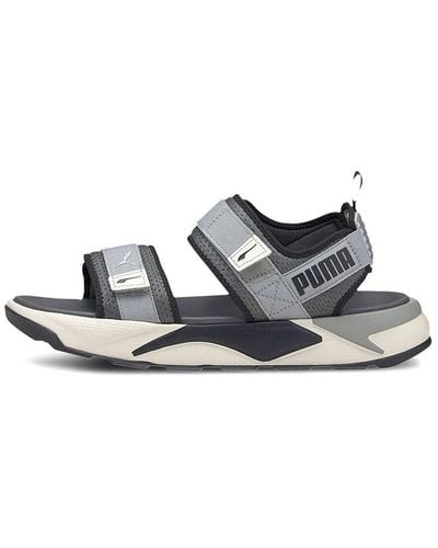 PUMA Leather sandals for Men | Online Sale up to 70% off | Lyst