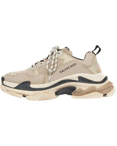balenciaga triple s beige black
