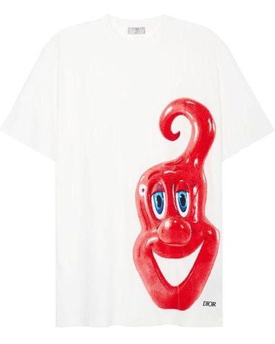 Dior X Kenny Scharf Limited Printing Short Sleeve - Red