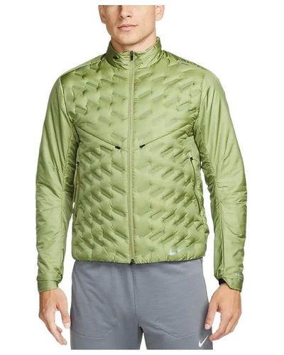 Nike Therma-fit Adv Repel Down-fill Running Jacket - Green