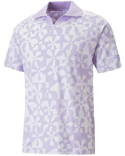 PUMA X Spongebob Printed Polo Shirt - Purple