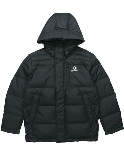 Converse Outdoor With Down Feather Jacket - Black