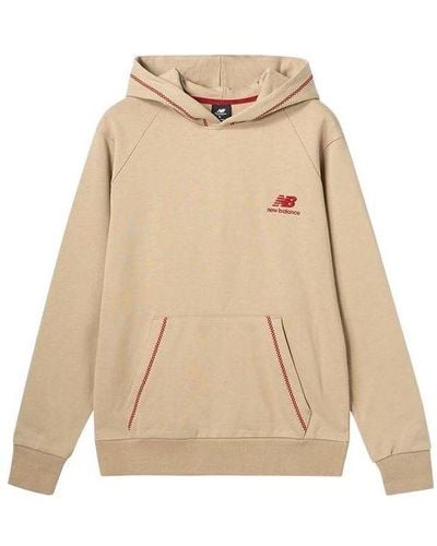 New Balance Athletics Lny French Terry Hoodie - Natural