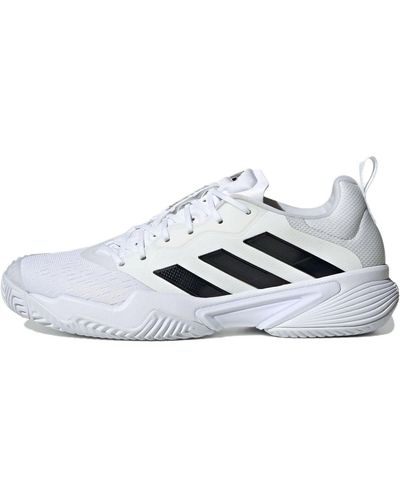 adidas Barricade Tennis Shoes - White