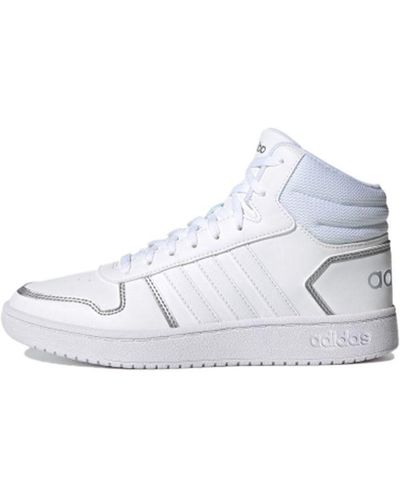 adidas Hoops 2.0 Mid - White