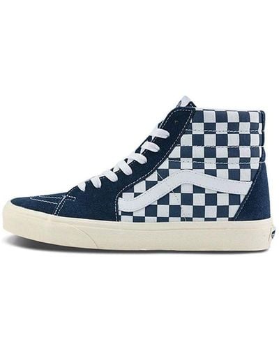 Vans Checkerboard Sk8-hi - Blue