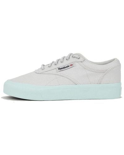 Reebok Club C Coast Gray Blue Casual Skate Shoes - White