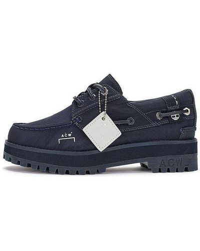 Timberland X A Cold Wallwaterproof Authentic 3 Eye Boat Shoe - Blue