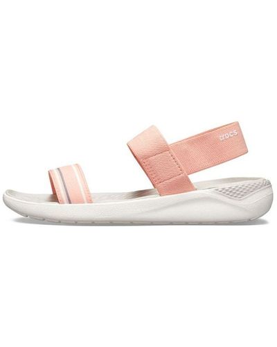 Sandals CROCS - Literide Stretch Sandal 206081 Navy/White - Casual sandals  - Sandals - Mules and sandals - Women's shoes | efootwear.eu