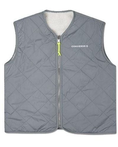 Converse Sherpa Reversible Vest - Blue