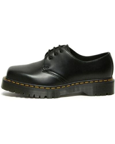 Dr. Martens 1461 Bex Squared Toe Leather Oxford Shoes - Black