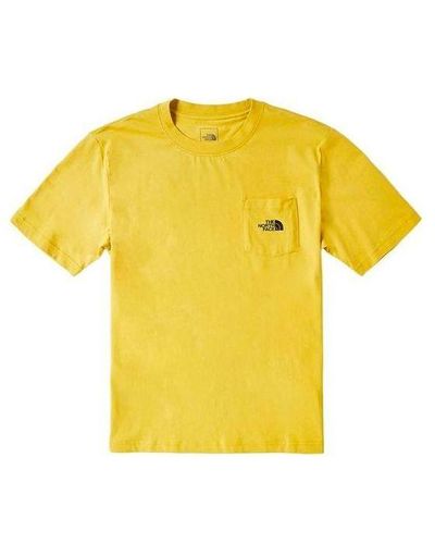The North Face Pocket Logo T-shirt - Yellow
