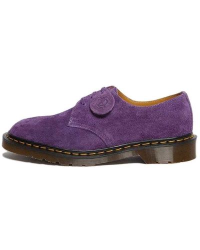 Dr. Martens X C.f. Stead Shoe - Made In England Suede - Purple