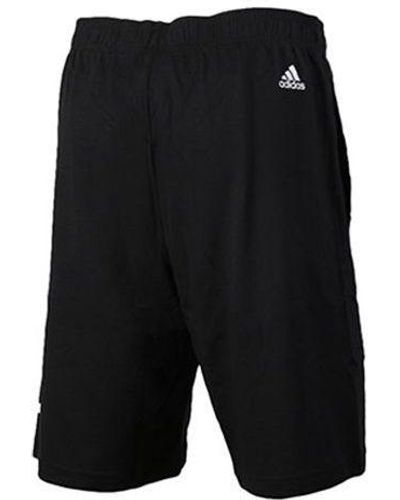 adidas Ess Lin Shor Sj Sports Knit Shorts - Black