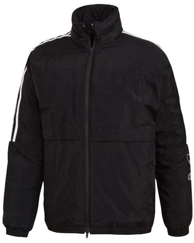 adidas Originals Outline Tref Lg Stay Warm Sports Stand Collar Down Jacket - Black