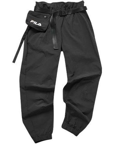 FILA FUSION Belt Casual jogger Pants - Black