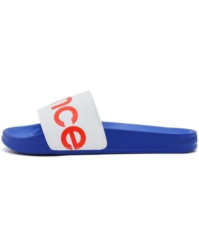 New Balance 200 Slippers White - Blue
