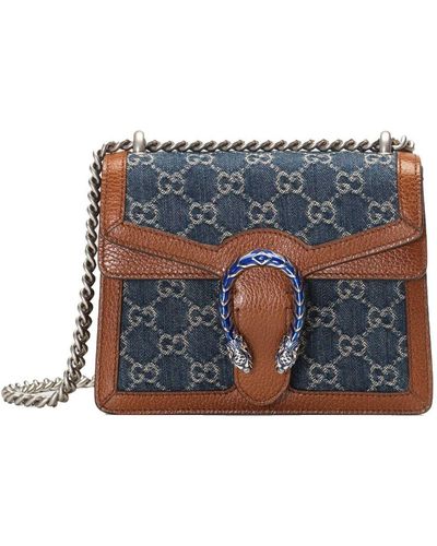 Gucci Dionysus Single Shoulder Bag Mini Blue