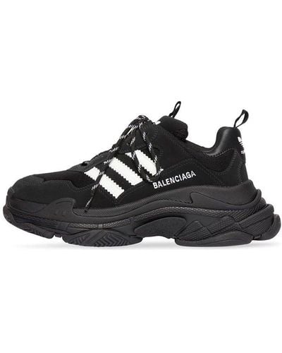 Balenciaga Adidas X Triple S Sneaker - Black