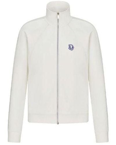 Dior Fw21 Knit Sports Jacket - White