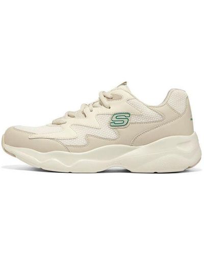 Skechers D Lites Airy Low-top Running Shoes White - Natural