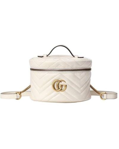 Gucci gg Marmont Series Backpack Mini-size - White