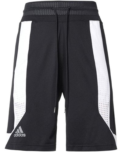 adidas C365 Short Contrasting Colors Basketball Sports Shorts - Black