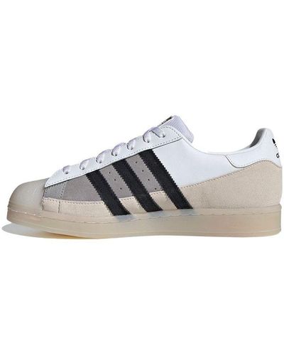 White Adidas Originals Superstar Shoes for Men - Up to 54% off | Lyst