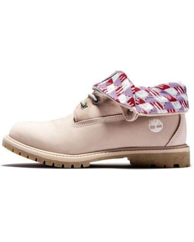 Timberland Roll Top Boots Basic - Pink
