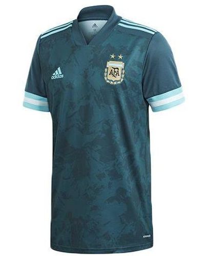 adidas Sw Fans Version Of Argentina Away To Dry V Lead Football Turquoise - Blue