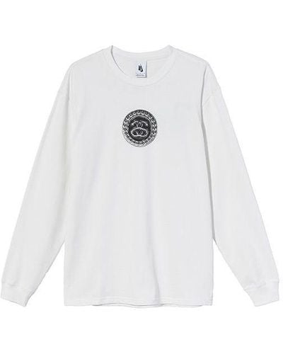 Stussy X Nike Crossover Round Neck Pullover Long Sleeves - White