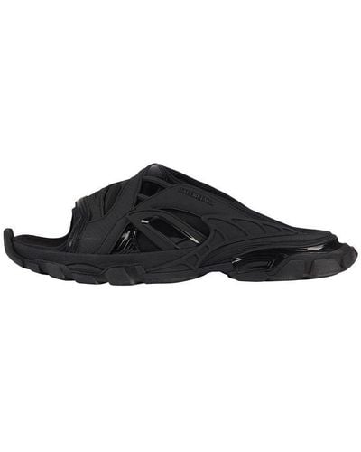 Balenciaga Track Slide Sandal - Black