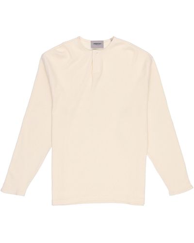Fear Of God Fw20 Thermal Long Sleeve Henley Tee - White