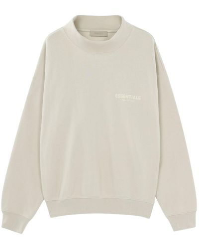 Fear Of God Ss22 Relaxed Mockneck Wheat - White
