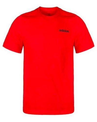 adidas Sports Stylish Short Sleeve - Red