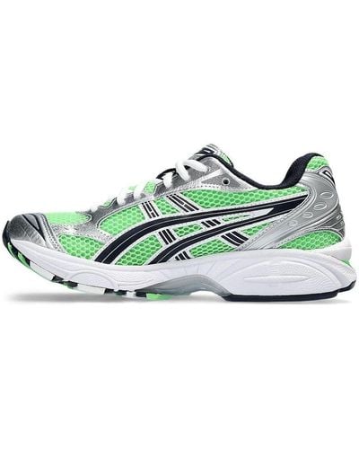 Asics Mesh-panelling Lace-up Sneakers - Green