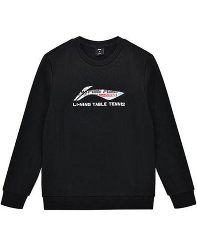 Li-ning Graphic Table Tennis Sweatshirt - Black