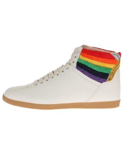 Gucci Lace Up High Top - White
